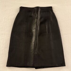 Saks Fifth Avenue Black Pencil Skirt